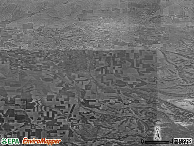 Zip code 97862 satellite photo by USGS