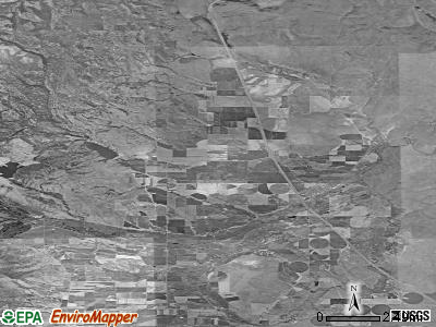 Zip code 97867 satellite photo by USGS