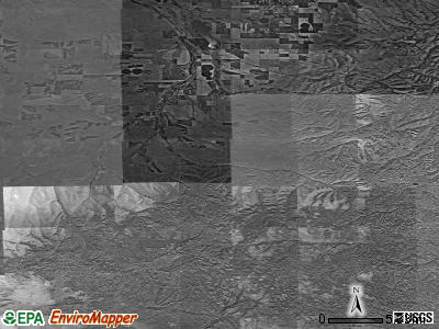 Zip code 97868 satellite photo by USGS