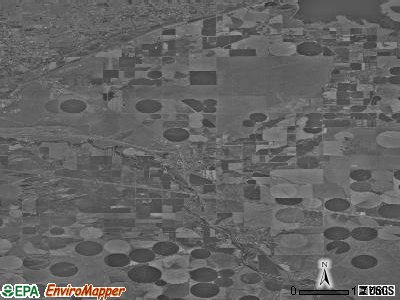 Zip code 97875 satellite photo by USGS