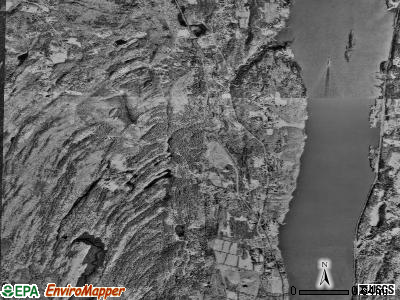 Zip code 12493 satellite photo by USGS