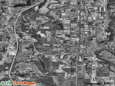 Zip code 98025 satellite photo by USGS