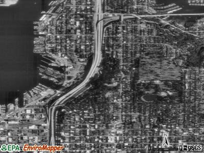 Zip code 98102 satellite photo by USGS