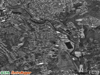 Zip code 01607 satellite photo by USGS