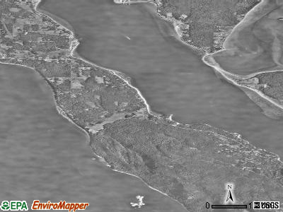 Zip code 98261 satellite photo by USGS