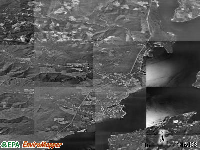 Zip code 98320 satellite photo by USGS