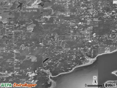 Zip code 98329 satellite photo by USGS