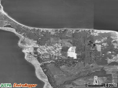 Zip code 98340 satellite photo by USGS