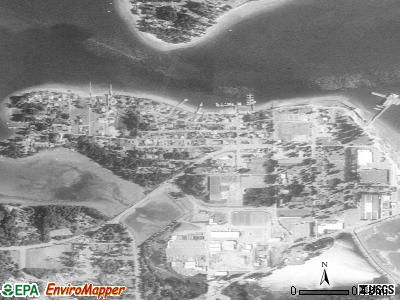 Zip code 98345 satellite photo by USGS