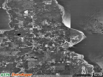 Zip code 98346 satellite photo by USGS