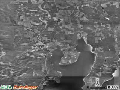 Zip code 98376 satellite photo by USGS