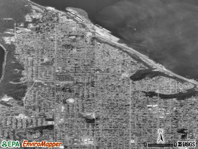 Zip code 98407 satellite photo by USGS