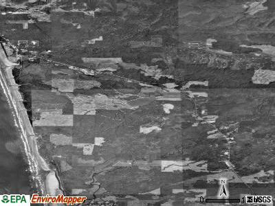Zip code 98536 satellite photo by USGS