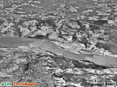 Zip code 98605 satellite photo by USGS