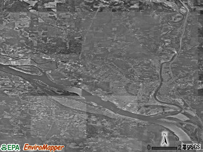 Zip code 98632 satellite photo by USGS