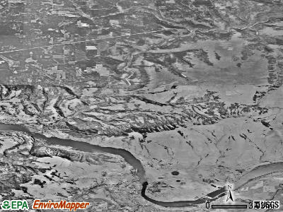 Zip code 98635 satellite photo by USGS