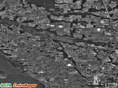 Zip code 98685 satellite photo by USGS