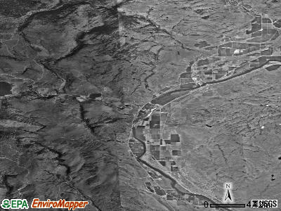 Zip code 98823 satellite photo by USGS
