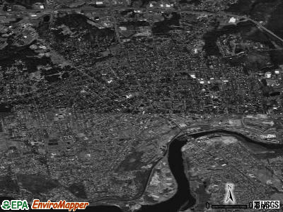Zip code 12801 satellite photo by USGS