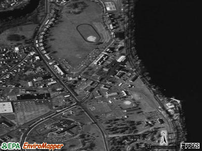 Zip code 12910 satellite photo by USGS