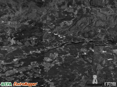 Zip code 12918 satellite photo by USGS