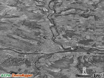 Zip code 13350 satellite photo by USGS