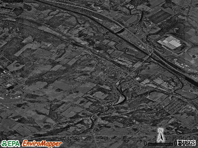 Zip code 13424 satellite photo by USGS