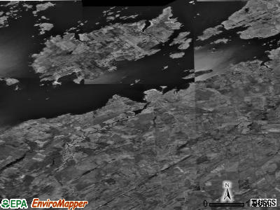 Zip code 13624 satellite photo by USGS