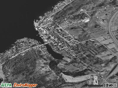 Zip code 13664 satellite photo by USGS