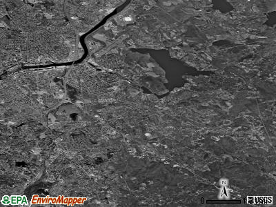 Zip code 01845 satellite photo by USGS