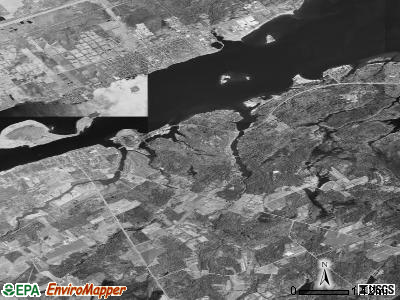 Zip code 13694 satellite photo by USGS