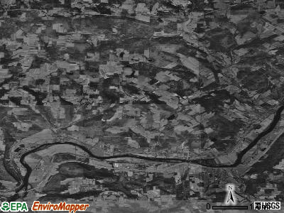 Zip code 13734 satellite photo by USGS