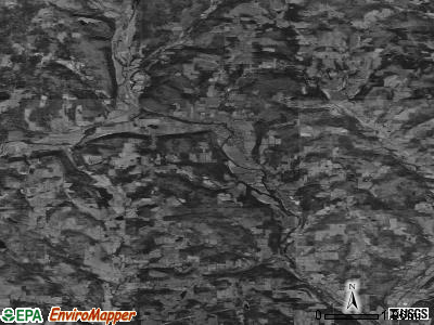 Zip code 13743 satellite photo by USGS