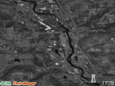 Zip code 13748 satellite photo by USGS