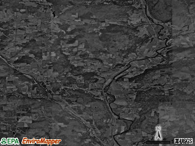 Zip code 13809 satellite photo by USGS