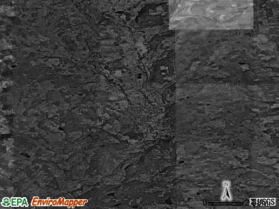 Zip code 13815 satellite photo by USGS