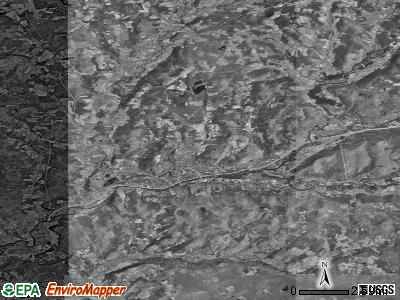 Zip code 13820 satellite photo by USGS
