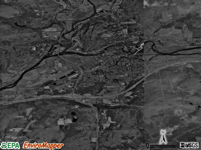 Zip code 13838 satellite photo by USGS