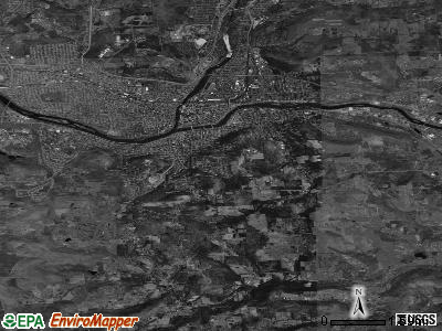 Zip code 13903 satellite photo by USGS