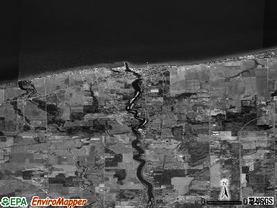 Zip code 14028 satellite photo by USGS