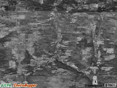 Zip code 14033 satellite photo by USGS