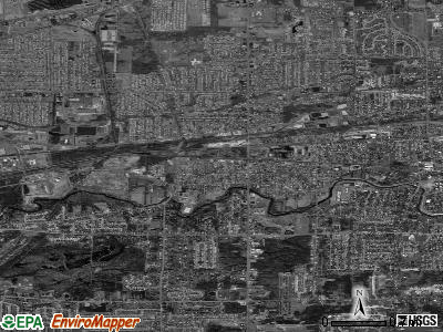 Zip code 14043 satellite photo by USGS