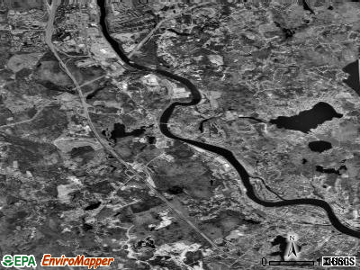 Zip code 01879 satellite photo by USGS