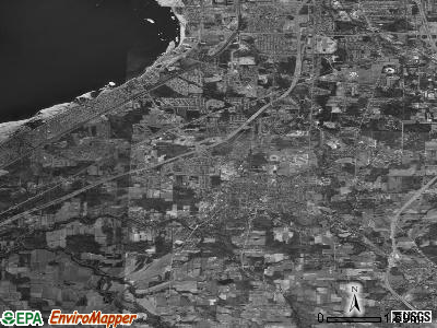 Zip code 14075 satellite photo by USGS
