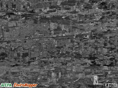Zip code 14086 satellite photo by USGS