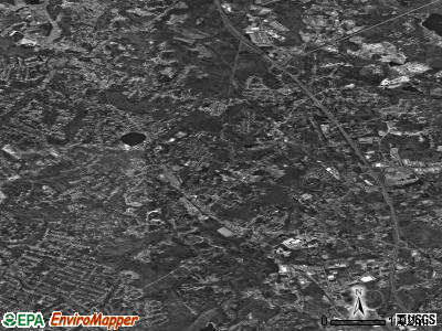 Zip code 01887 satellite photo by USGS