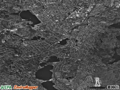 Zip code 01890 satellite photo by USGS