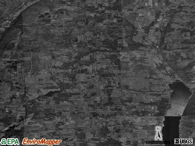 Zip code 14418 satellite photo by USGS