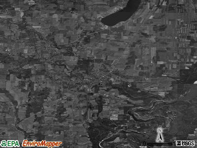 Zip code 14427 satellite photo by USGS