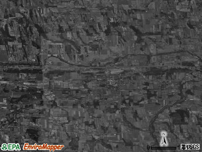 Zip code 14432 satellite photo by USGS